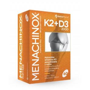 Menachinox K2 + D3 2000, kapsułki miękkie, 60 szt. - zdjęcie produktu