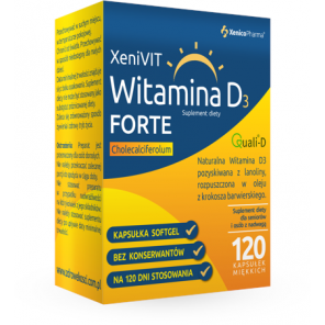 XeniVIT Witamina D Forte 4000 , kapsułki, 120 szt. - zdjęcie produktu