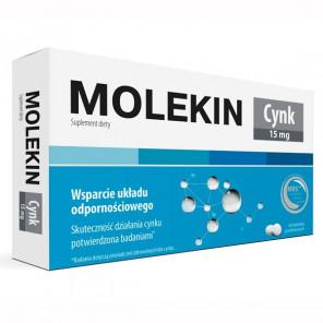 Molekin Cynk, 15 mg, 30 tab. - zdjęcie produktu
