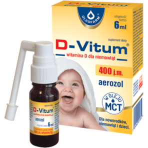  D-Vitum 400 j.m., aerozol, 6 ml. - zdjęcie produktu