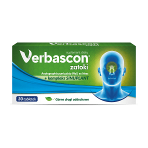 Verbascon Zatoki, tabletki powlekane do połykania, 30 szt. - zdjęcie produktu