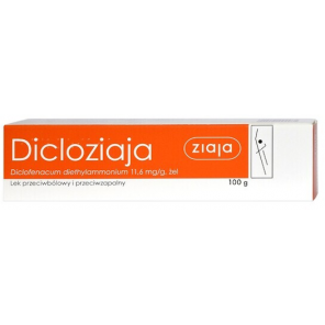 Dicloziaja, 11,6 mg/g, żel, 100 g - zdjęcie produktu