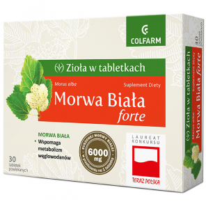 Morwa Biała Forte, tabletki, 30 szt. - zdjęcie produktu