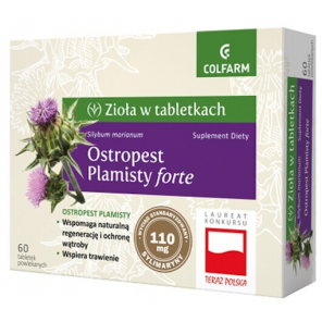 Ostropest plamisty forte, tabletki, 60 szt. - zdjęcie produktu