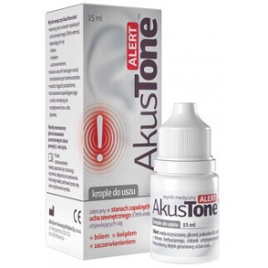 AkusTone ALERT, krople do uszu, 15 ml - zdjęcie produktu