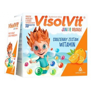 Visolvit Junior Orange, proszek musujący w saszetkach, 30 szt. - zdjęcie produktu
