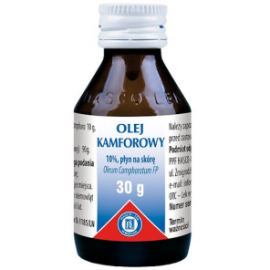 Olej kamforowy, płyn do stosowania na skórę, 30 g - zdjęcie produktu