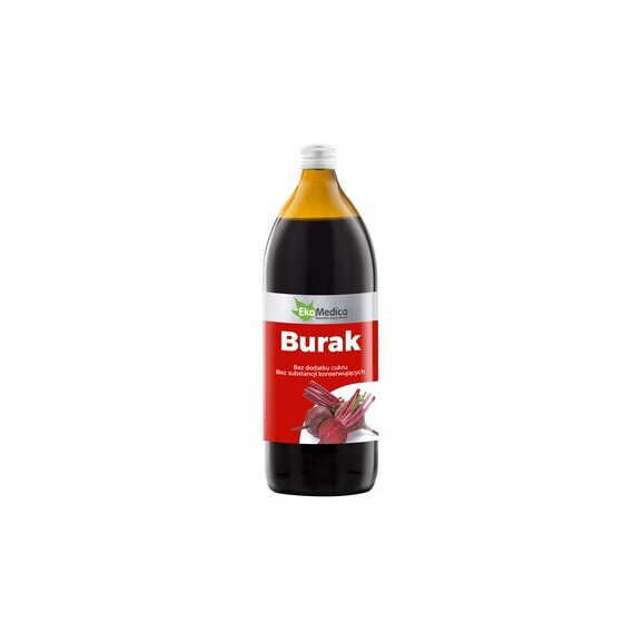 Burak, sok, 1000 ml (EkaMedica) Burak, sok, 1000 ml (EkaMedica) - zdjęcie produktu