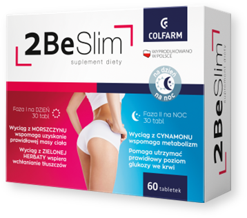 2Be Slim, 30 tabletek na dzień + 30 tabletek na noc