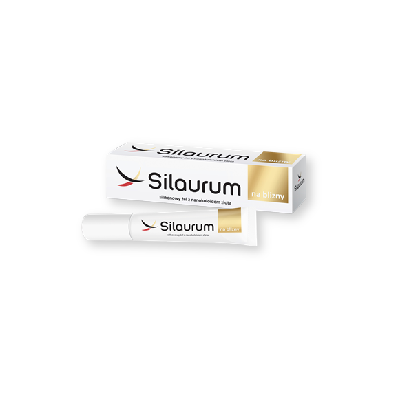 Silaurum, silikonowy żel na blizny z nanokoloidami złota, 15 ml Silaurum, silikonowy żel na blizny z nanokoloidami złota, 15 ml - zdjęcie produktu