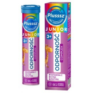 Plusssz Junior Odporność Complex, tabletki musujące, 20 szt. - zdjęcie produktu