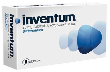 Inventum, 25 mg, tabletki do rozgryzania, żucia, 8 szt.