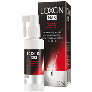 Loxon Max (Loxon 5%), 50 mg/ml, płyn na skórę, 60 ml - zdjęcie produktu