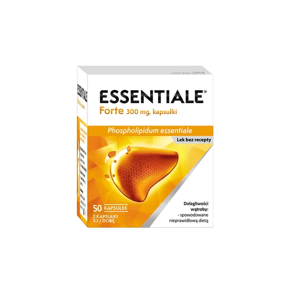 Essentiale Forte, 300 mg, kapsułki, 50 szt. Essentiale Forte, 300 mg, kapsułki, 50 szt. - zdjęcie produktu