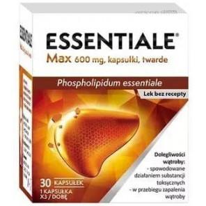 Essentiale Max, 600 mg, kapsułki twarde, 30 szt. - zdjęcie produktu