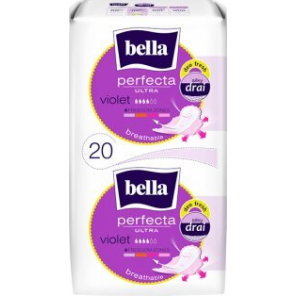 Podpaski Bella Perfecta Ultra, VIOLET, 2 x 10 szt. - zdjęcie produktu