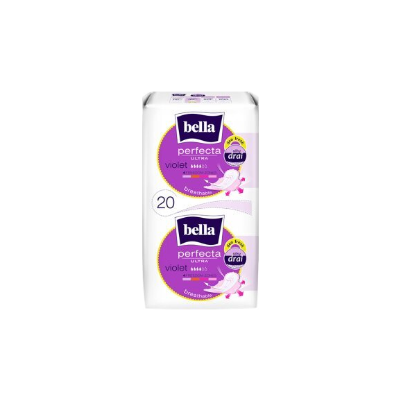 Podpaski Bella Perfecta Ultra, VIOLET, 2 x 10 szt. Podpaski Bella Perfecta Ultra, VIOLET, 2 x 10 szt. - zdjęcie produktu
