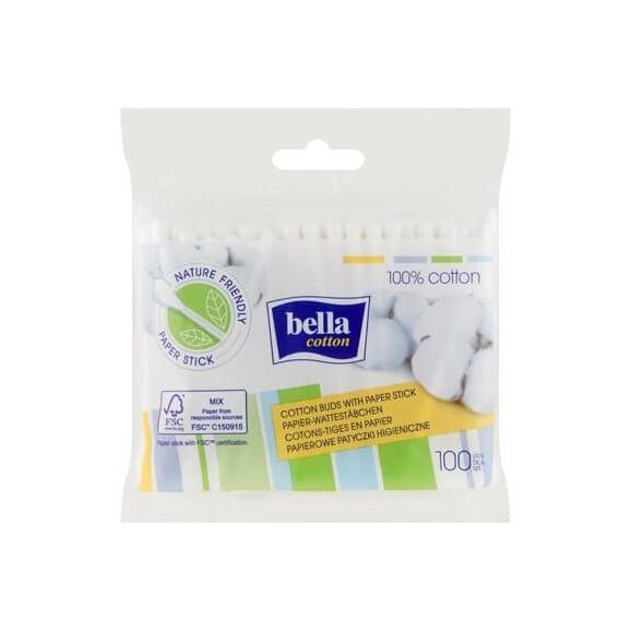 Bella, patyczki higieniczne, 100 szt. (folia) Bella, patyczki higieniczne, 100 szt. (folia) - zdjęcie produktu