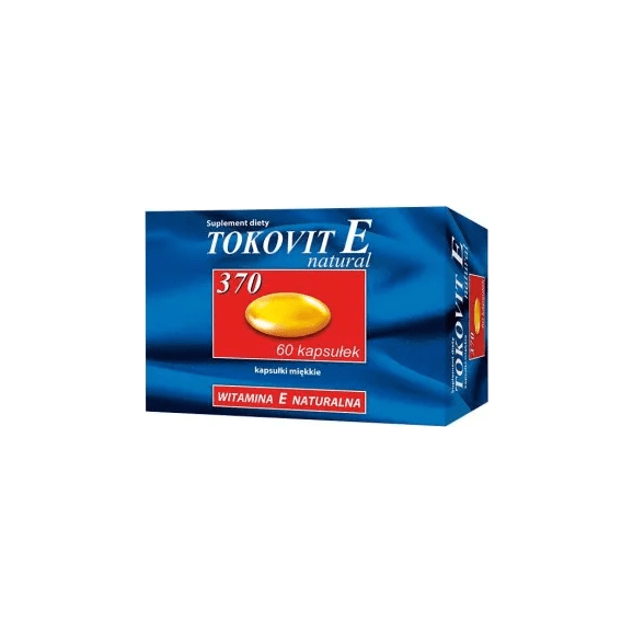 Tokovit E 370 natural, kapsułki miękkie, 60 szt. Tokovit E 370 natural, kapsułki miękkie, 60 szt. - zdjęcie produktu