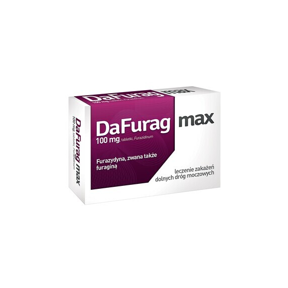 Dafurag max, 100 mg, tabletki, 30 szt. Dafurag max, 100 mg, tabletki, 30 szt. - zdjęcie produktu