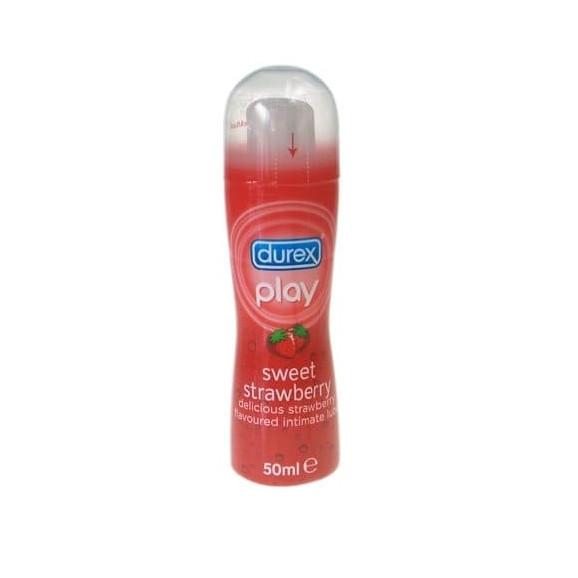 Durex Strawberry, żel intymny truskawkowy, 50 ml - zdjęcie produktu