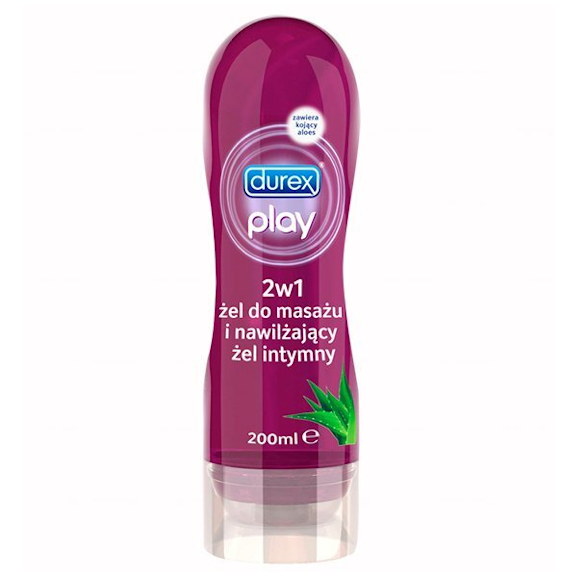 Durex Play 2w1, żel do masażu i nawilżający żel intymny z kojącym aloesem, 200 ml - zdjęcie produktu