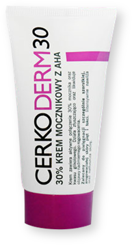 Cerkoderm 30, krem, mocznik i AHA, 50 ml
