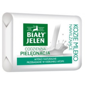 Biały Jeleń, hipoalergiczne mydło z kozim mlekiem, 100 g - zdjęcie produktu