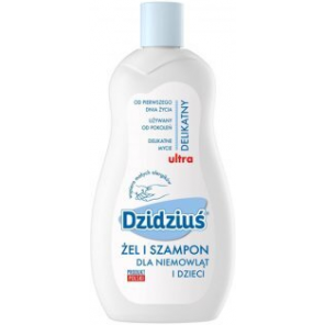 Dzidziuś Ultra Delikatny, żel i szampon do mycia dla niemowląt i dzieci, 500 ml - zdjęcie produktu