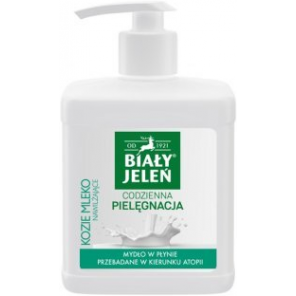 Biały Jeleń, hipoalergiczne mydło z ekstraktem z koziego mleka, 500 ml - zdjęcie produktu