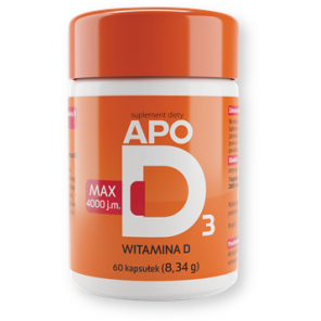 ApoD3 MAX 4000 j.m., kapsułki, 60 szt. - zdjęcie produktu