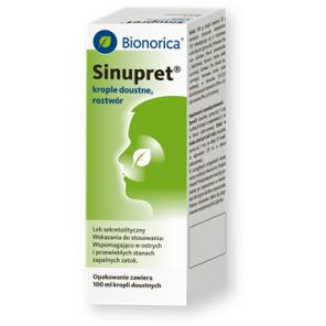 Sinupret, krople, 100 ml - zdjęcie produktu