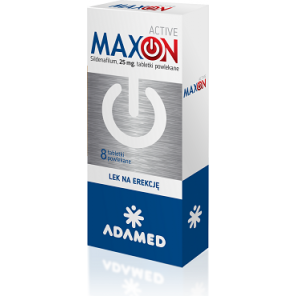 MAXON ACTIVE 25 mg, tabletki powlekane – lek bez recepty (8 tabletek) - zdjęcie produktu