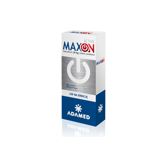 MAXON ACTIVE 25 mg, tabletki powlekane – lek bez recepty (8 tabletek) MAXON ACTIVE 25 mg, tabletki powlekane – lek bez recepty (8 tabletek) - zdjęcie produktu
