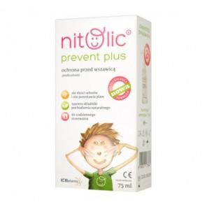 Pipi Nitolic Prevent Plus, spray przeciw wszawicy, 75 ml - zdjęcie produktu