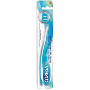Corega, szczoteczka 2 w 1 do mycia protez zębowych i zębów, 1 szt. - zdjęcie produktu