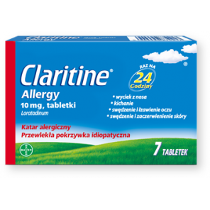 Claritine Allergy, 10 mg, tabletki, 7 szt. - zdjęcie produktu