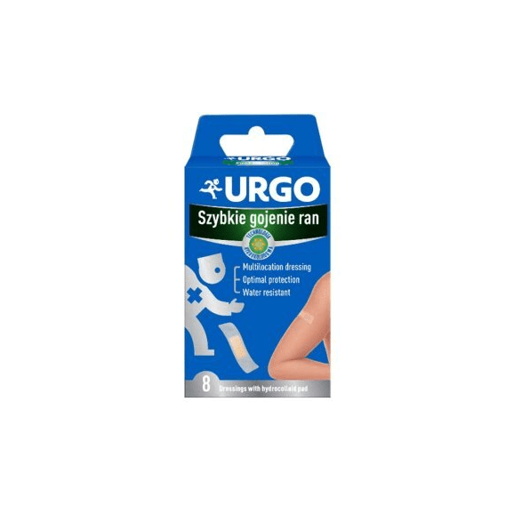 Urgo Szybkie gojenie ran, plastry, 8 szt. Urgo Szybkie gojenie ran, plastry, 8 szt. - zdjęcie produktu
