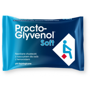 Procto-Glyvenol Soft, nawilżane chusteczki dla osób z hemoroidami, 30 szt. - zdjęcie produktu