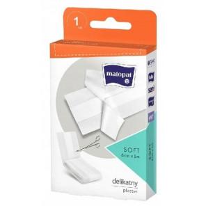 Matopat Soft, plaster z opatrunkiem, do cięcia, włókninowy, 6 cm x 1 m, 1 sztuka - zdjęcie produktu