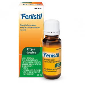 Fenistil 1 mg/ ml, krople doustne, 20 ml - zdjęcie produktu
