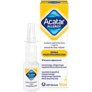 Acatar Allergy, 1 mg/ml, aerozol do nosa, roztwór, 10 ml - zdjęcie produktu