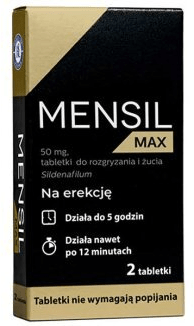 Mensil Max 50 mg, 2 tabletki do żucia