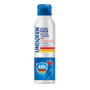 Undofen aktywny spray do stóp i obuwia 48h, 150 ml - zdjęcie produktu
