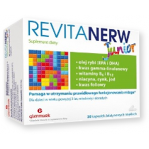 Revitanerw Junior, kapsułki żelatynowe miękkie, 30 szt. - zdjęcie produktu