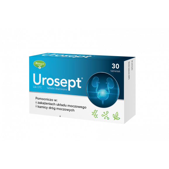 Urosept, tabletki drażowane, 30 szt. - zdjęcie produktu