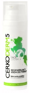 Cerkoderm 5, regenerujący krem do twarzy, skóra sucha i wrażliwa, 50 ml