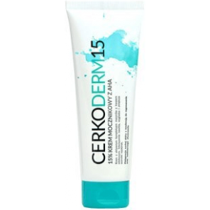 Cerkoderm 15, 15% krem mocznikowy z AHA, skóra sucha, z tendencją do rogowacenia, 75 ml - zdjęcie produktu