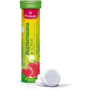 Protego Multiwitamina + Cynk, tabletki musujące, 20 szt. - zdjęcie produktu