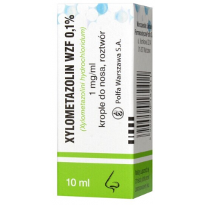 Xylometazolin (WZF) 0.1%, krople do nosa, 10 ml - zdjęcie produktu